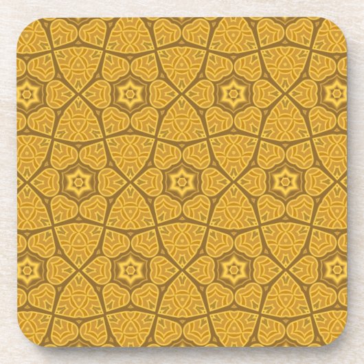 Etnische moderne geometrische patronen bier onderzetter (Voorkant)