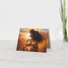 Etnische moeder | Dankbare kleine pompoen herfst Kaart