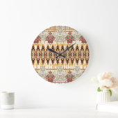 Etnische Mogal: bloemendigitaal patroon Grote Klok (Huis)