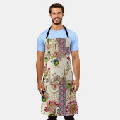 Etnische Mogal Floral Paisley Schort (Gedragen)