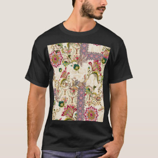 Etnische Mogal Floral Paisley T-shirt