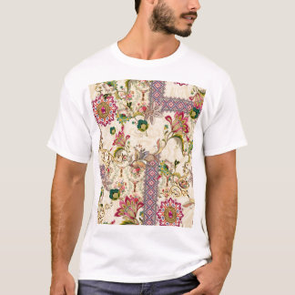 Etnische Mogal Floral Paisley T-shirt
