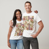 Etnische Mogal Floral Paisley T-shirt (Unisex)