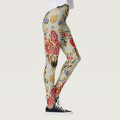 Etnische Mogols Bloemen: . Leggings (Rechts)