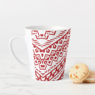 Etnische motieven 3 latte mok