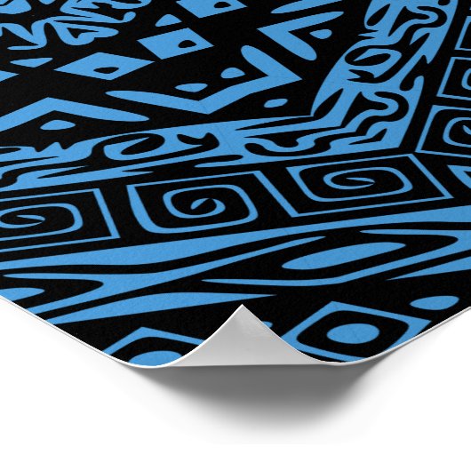 Etnische motieven 5 poster (Hoek)