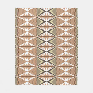 Etnische motieven: Elegant folkpatroon. Fleece Deken