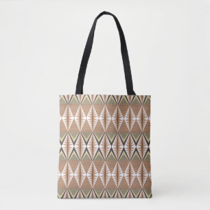 Etnische motieven: Elegant folkpatroon. Tote Bag