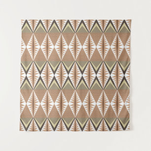 Etnische motieven: Elegant folkpatroon. Wandkleed