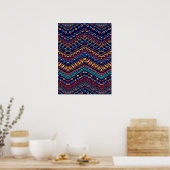 Etnische motieven poster (Keuken)