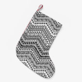 Etnische Motifs 2 Kleine Kerstsok (Voorkant (Hangend))