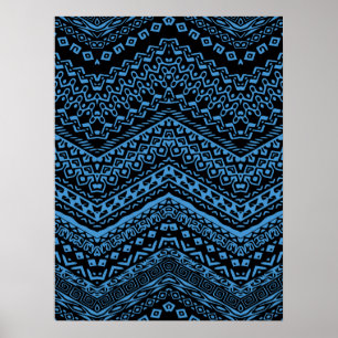 Etnische Motifs 5 Poster