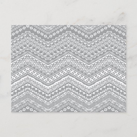 Etnische Motifs 6 Feestdagenkaart (Voorkant)