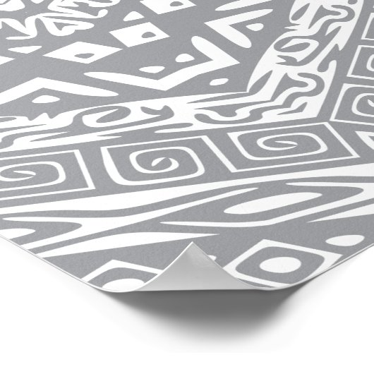 Etnische Motifs 6 Poster (Hoek)