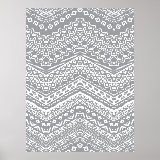 Etnische Motifs 6 Poster (Voorkant)