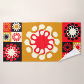 etnische mozaïeken in aziatische stijl met gestile badhanddoek (Badhanddoek)