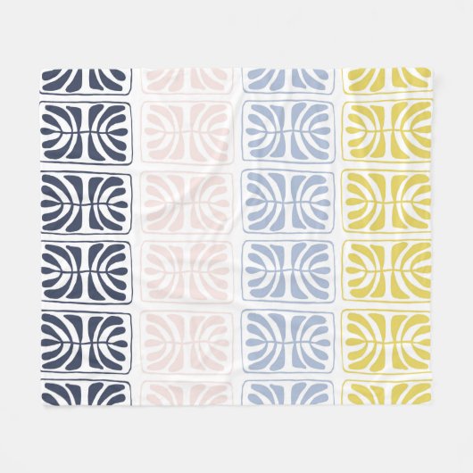 etnische naadloos fleece deken (Voorkant (Horizontaal))