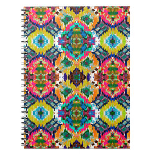 Etnische naadloze patronen. Etnische boho-ornament Notitieboek