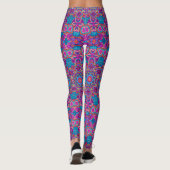 Etnische Naadloze Patroon Vrouwen Leggings (Achterkant)