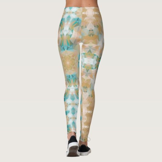 Etnische nationale versiering leggings (Achterkant)