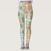 Etnische nationale versiering leggings (Voorkant)