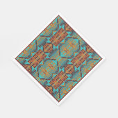 Etnische Native American Tribal Patroon Servet (Hoek)