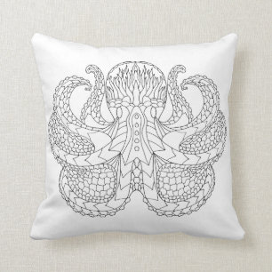Etnische Octopus Kussen