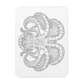 Etnische Octopus Magneet (Verticaal)