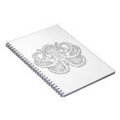 Etnische Octopus Notitieboek (Rechterzijde)