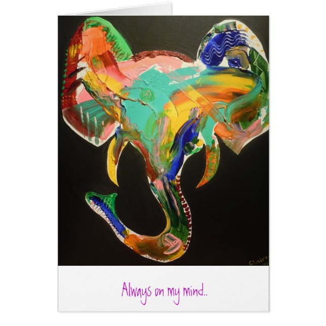 Etnische olifant (Voorkant)