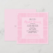 Etnische ontwerp Aangepaste Bridal Shower Uitnodig Kaart (Voorkant / Achterkant)