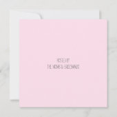 Etnische ontwerp Aangepaste Bridal Shower Uitnodig Kaart (Achterkant)