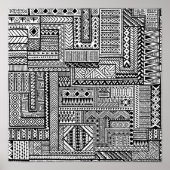 Etnische Ornament 2 Poster (Voorkant)