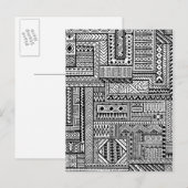 Etnische Ornament Briefkaart (Voorkant / Achterkant)