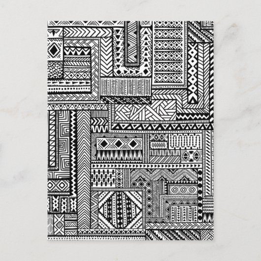 Etnische Ornament Briefkaart (Voorkant)