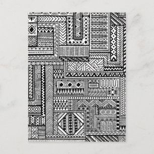 Etnische Ornament Briefkaart