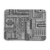 Etnische Ornament Magneet (Horizontaal)