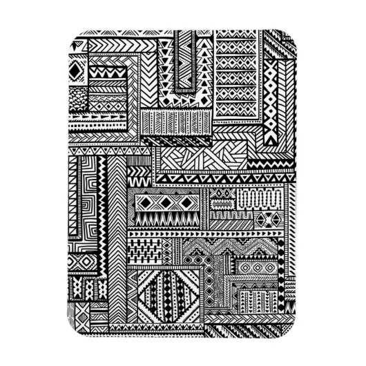 Etnische Ornament Magneet (Verticaal)
