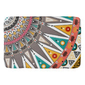 Etnische ornamenten badmat (Voorkant)