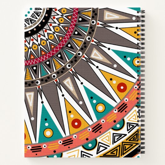 Etnische ornamenten notitieboek (Achterkant)