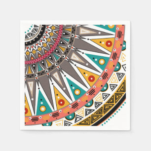 Etnische ornamenten servet