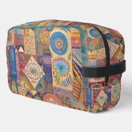 etnische patchwork-toilettas toilettasje