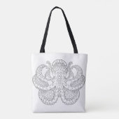 Etnische paterentoctopus 2 tote bag (Achterkant)