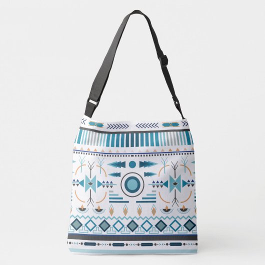 Etnische patronen crossbody tas (Achterkant)