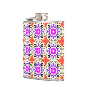 Etnische patronen met Marokkaanse motifs Heupfles (Links)