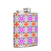 Etnische patronen met Marokkaanse motifs Heupfles (Rechts)