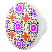 Etnische patronen met Marokkaanse motifs Keramische Knop (Rechts)