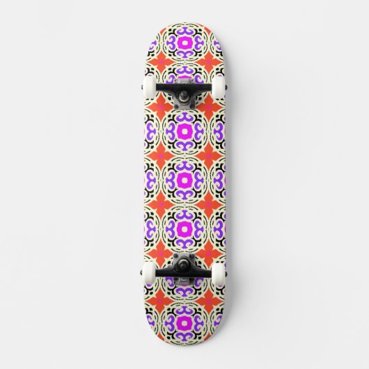 Etnische patronen met Marokkaanse motifs Persoonlijk Skateboard (Voorkant)