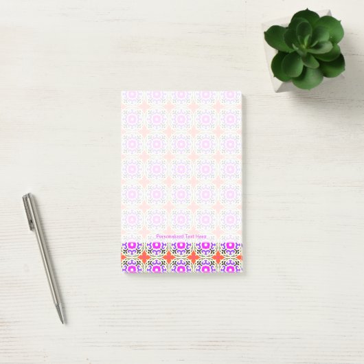 Etnische patronen met Marokkaanse motifs Post-it® Notes (Kantoor)