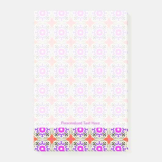 Etnische patronen met Marokkaanse motifs Post-it® Notes (Voorkant)